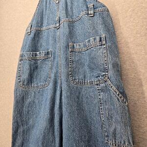 Paul Harris PHD Vintage Denim Overalls Medium Wash Straight Leg Women Size S